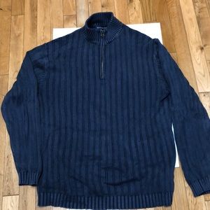 Hathaway men’s 1/2 zip neck long sleeve sweater